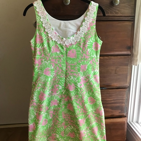 Lilly Pulitzer‎ Sunnyside Lions Dress Size 2 - Picture 2 of 4